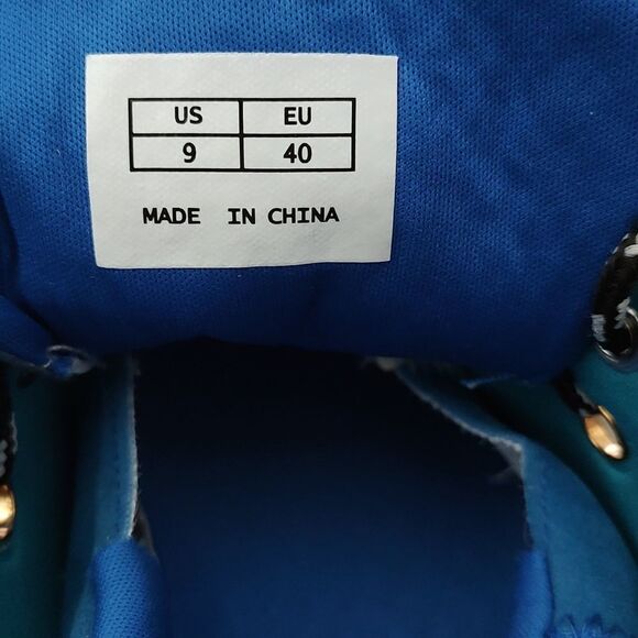 Ladies  Clark-16  multicolor cliff wedge sneakers Sz 9 - Picture 8 of 8